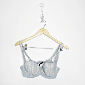 Gorsenia Paris Mint Grey Lace Padded Underwire Balcony Bra K520 Womens 34D